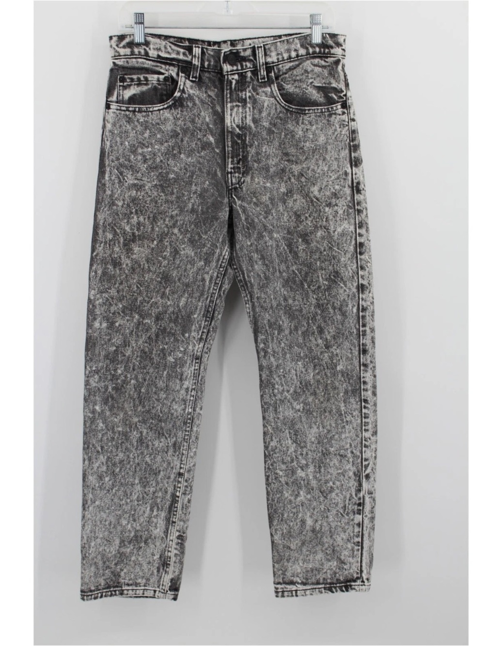 Men's Acid-Wash Grey 505 Vintage 80’s Levi Jeans